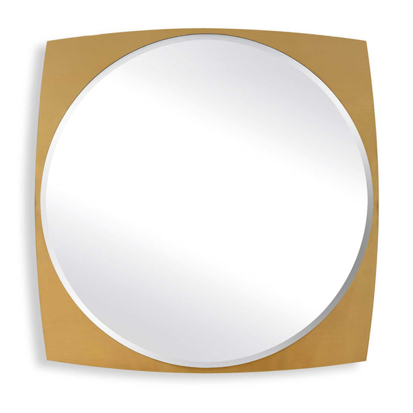 Uttermost Neilia Round Brass Mirror