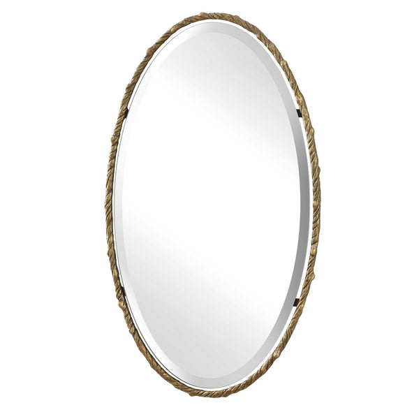 Uttermost Twisted Branch Oval Mirror