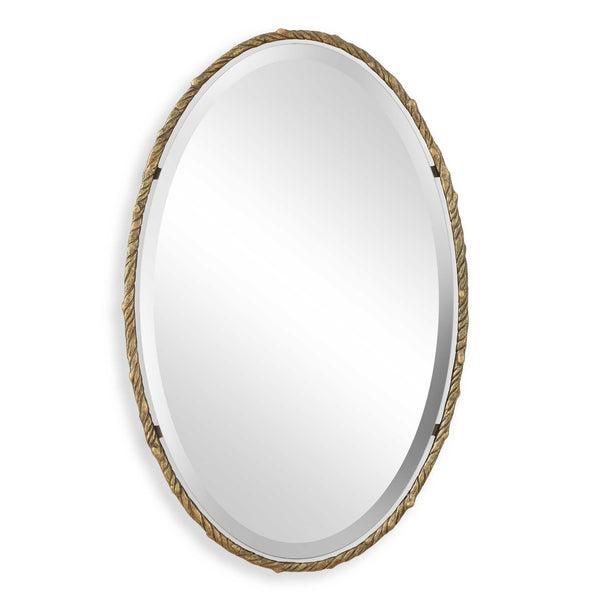 Uttermost Twisted Branch Oval Mirror