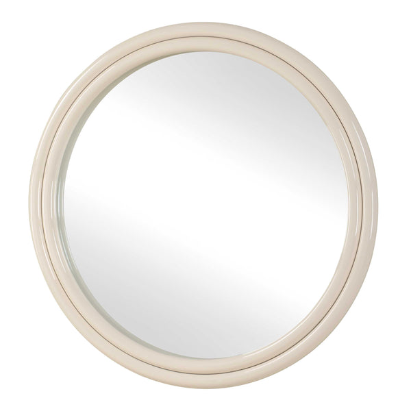 Uttermost Florian Warm White Round Mirror