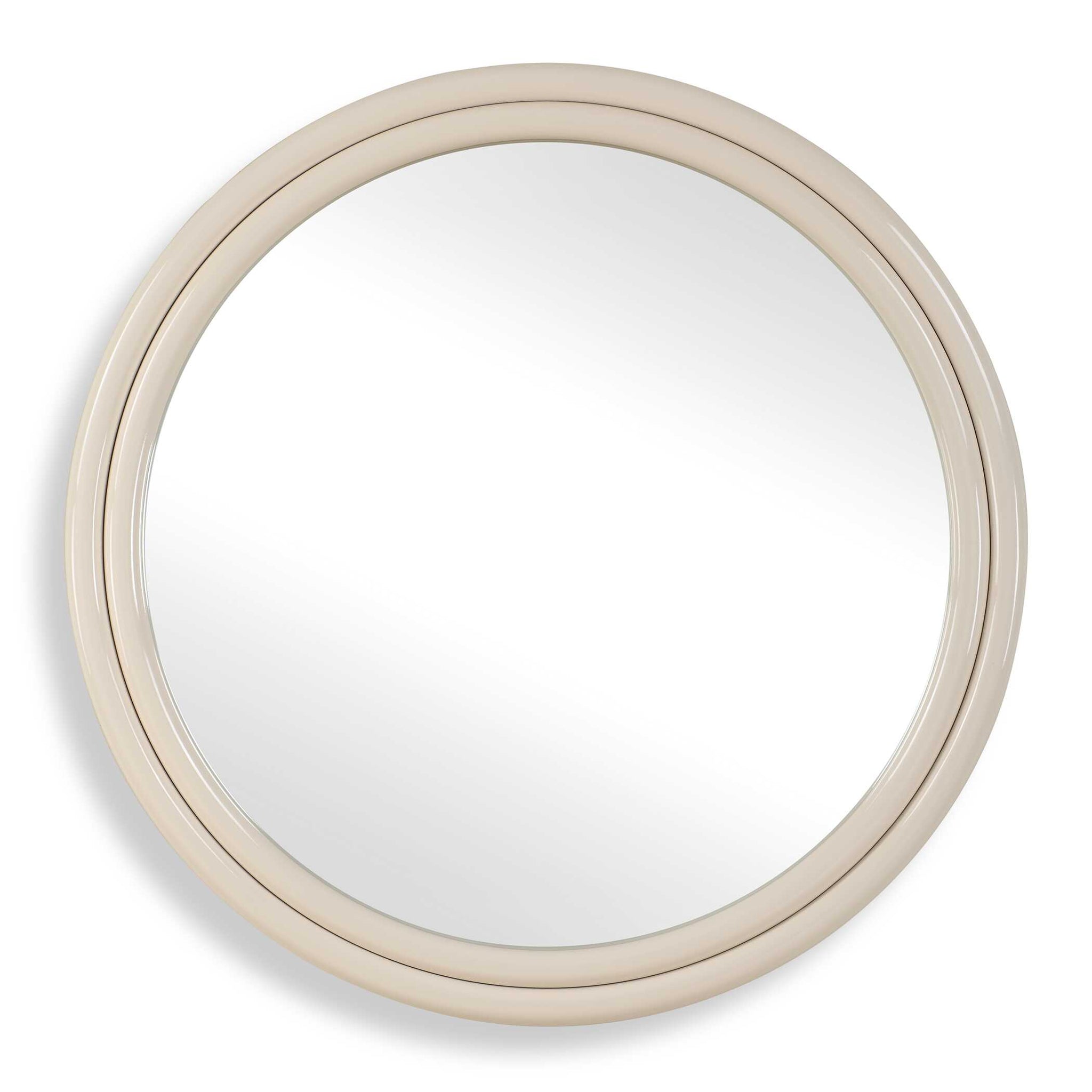 Uttermost Florian Warm White Round Mirror