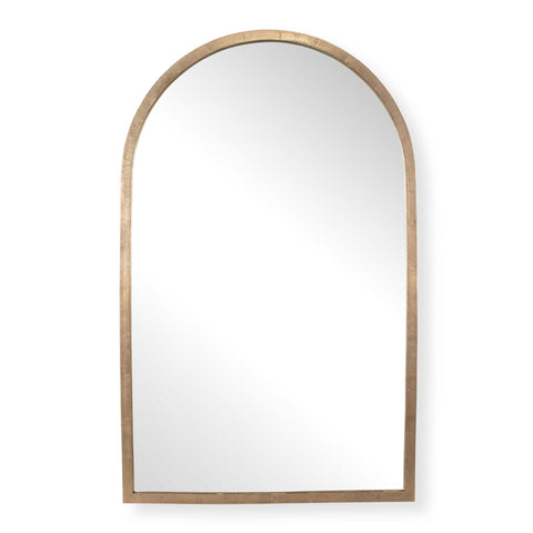 Uttermost Vestry Antique Brass Arch Mirror