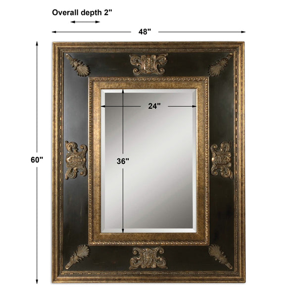 Uttermost Cadence Antique Gold Mirror