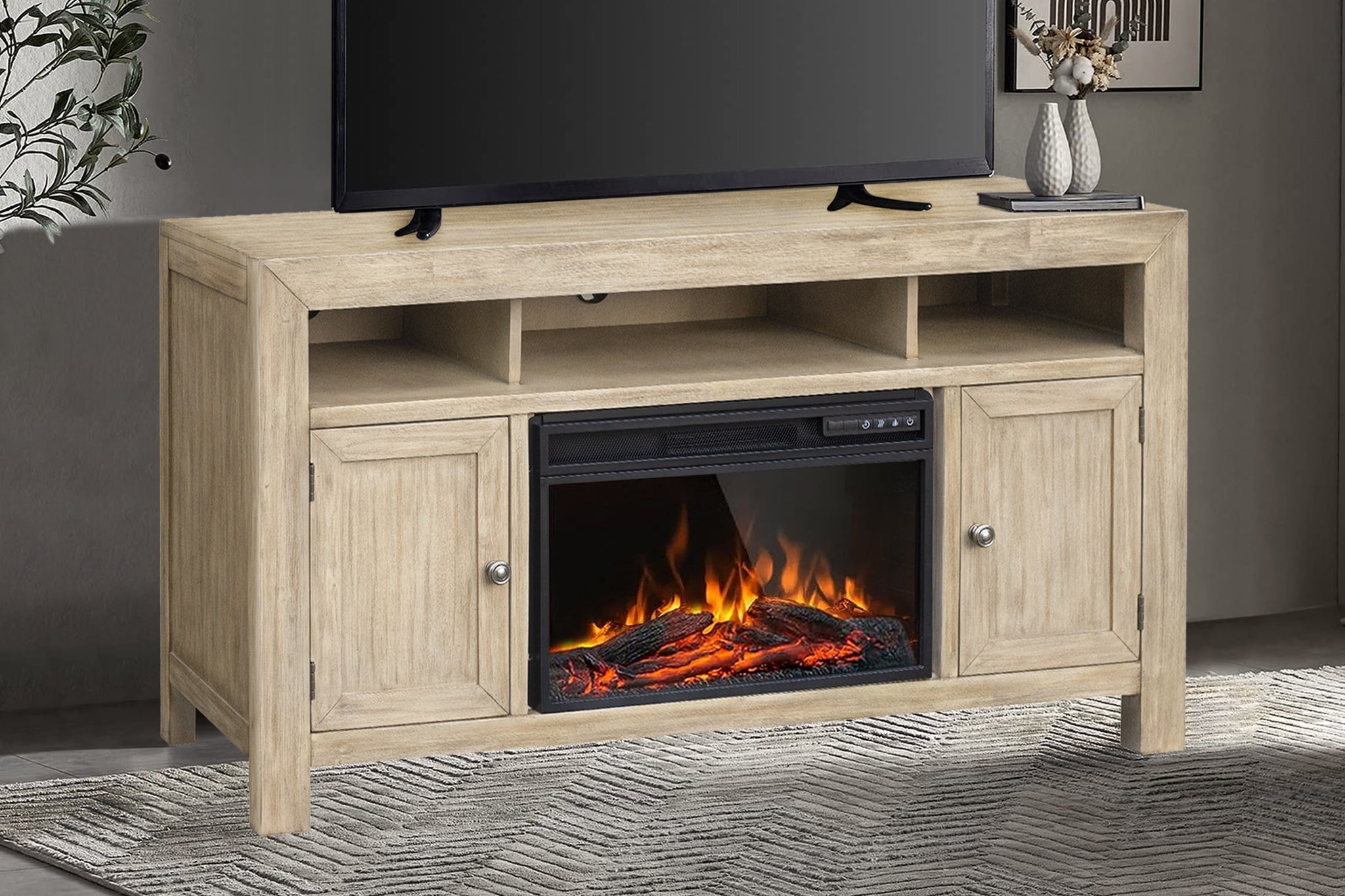 Lauderdale Fireplace TV Console
