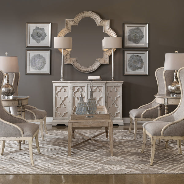 Uttermost Sieano Gray-Ivory 5 X 8 Rug