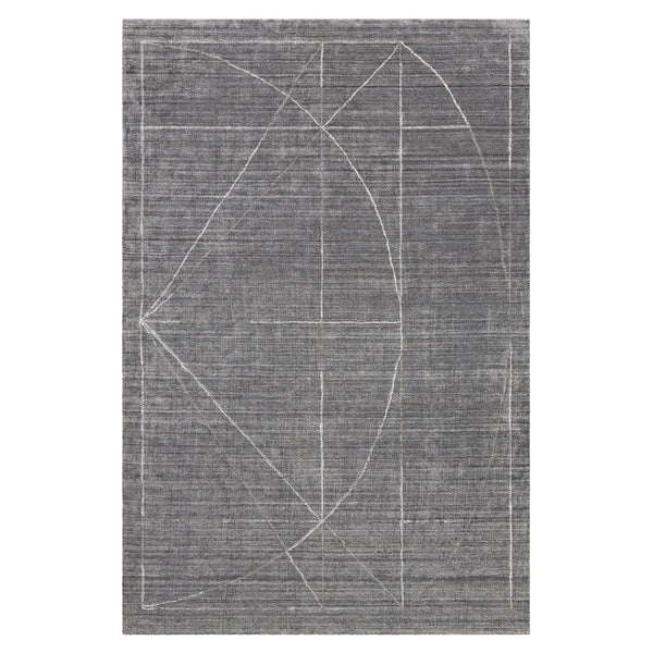 Uttermost Costilla Modern Gray 9 X 13 Rug