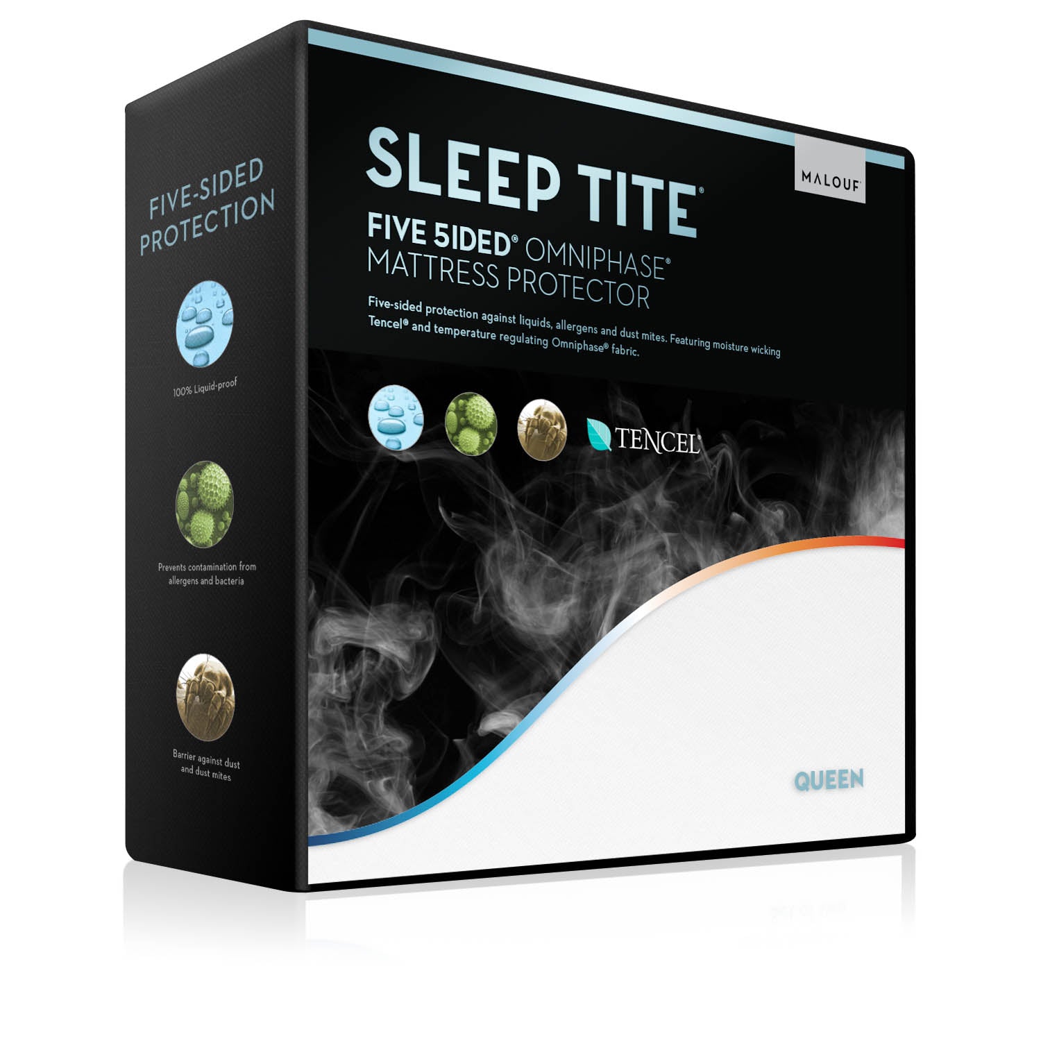 Five 5ided® Mattress Protector with Tencel® + Omniphase®