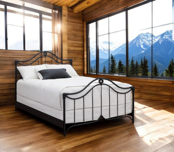 Montgomery Iron Bed by Wesley Allen