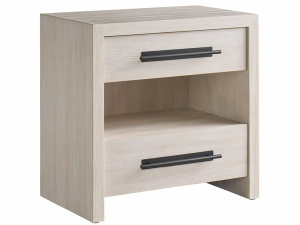 River Rock Two Drawer Nightstand