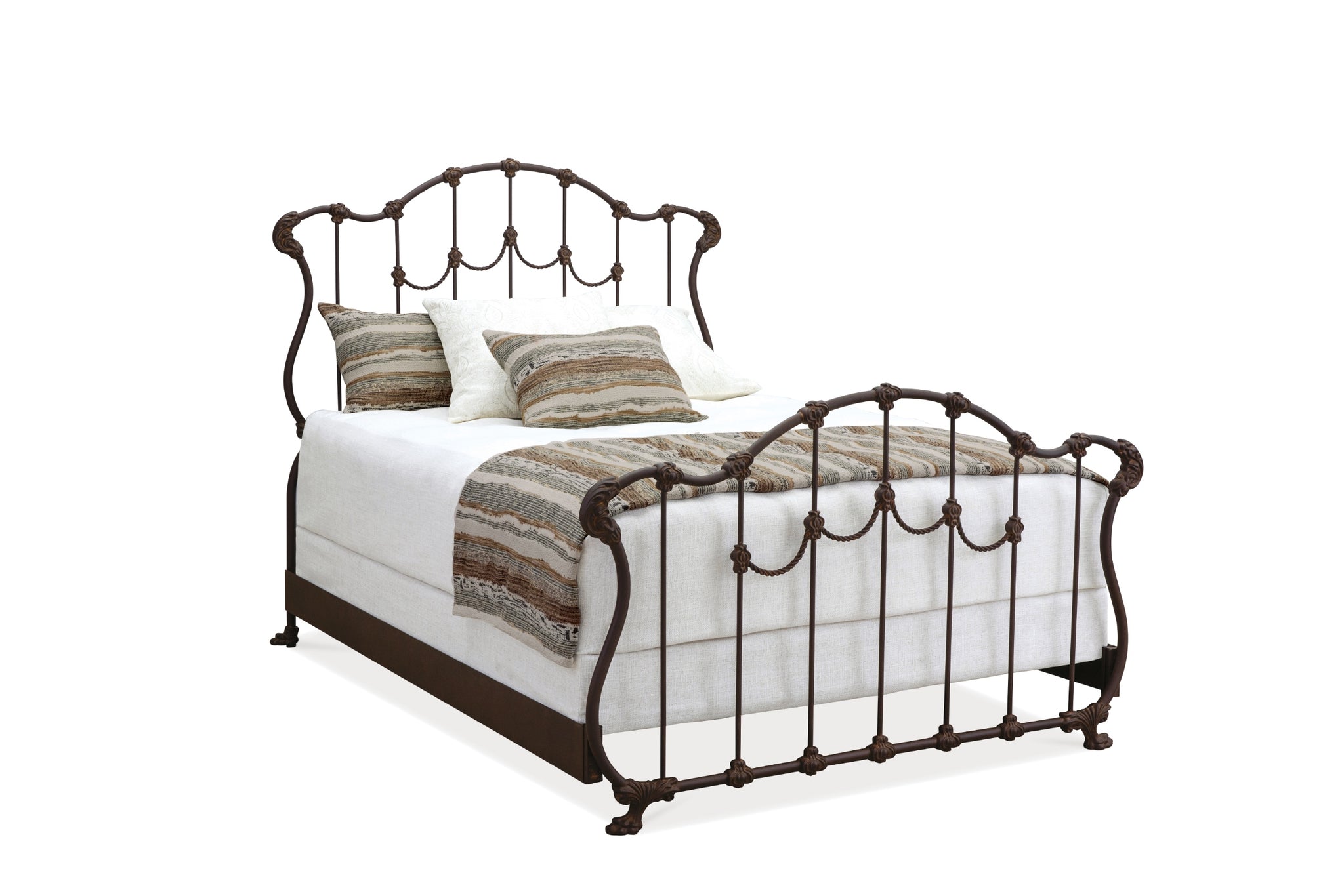 Hamilton Iron Bed by Wesley Allen