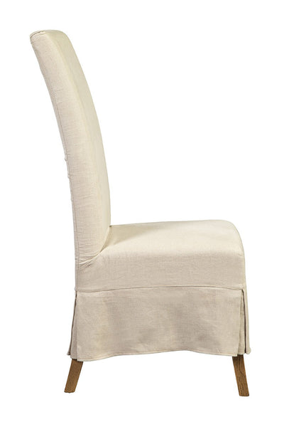 Linen Slip Covered Parsons Chair - 70018 - image 4