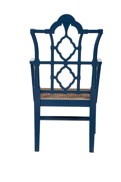 Blue Italian Arm Chair - view 2 - 1332AZ2