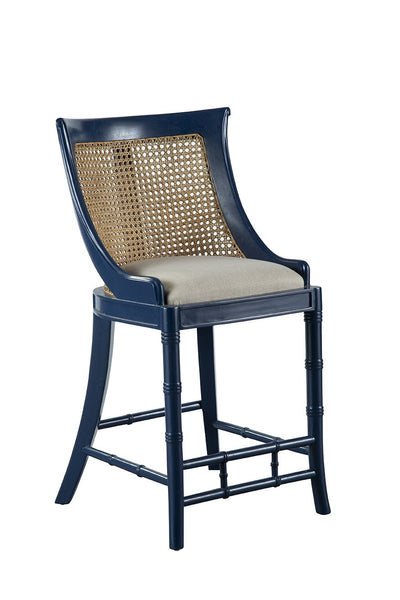 Blue Spoonback Counter Stool - 51856AZ2