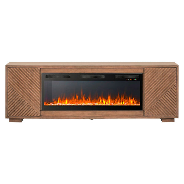 Fireplace TV Consoles 214 84 Inch Console w/ Fire FTS - FIRE-BOX-214-84FTS
