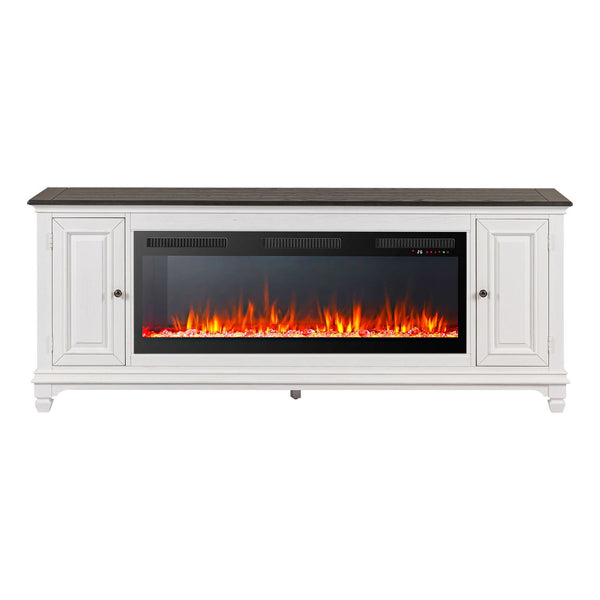 Fireplace TV Consoles 417 80 Inch Console w/ Fire FTS - FIRE-BOX-417-80FTS