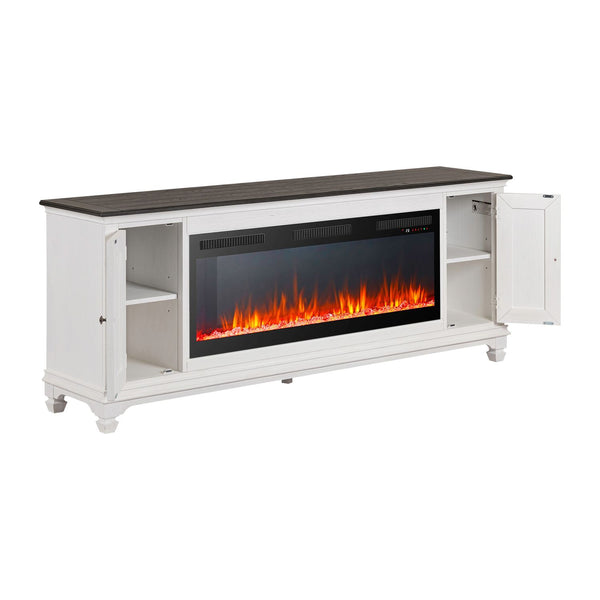 Fireplace TV Consoles 417 80 Inch Console w/ Fire FTS - FIRE-BOX-417-80FTS
