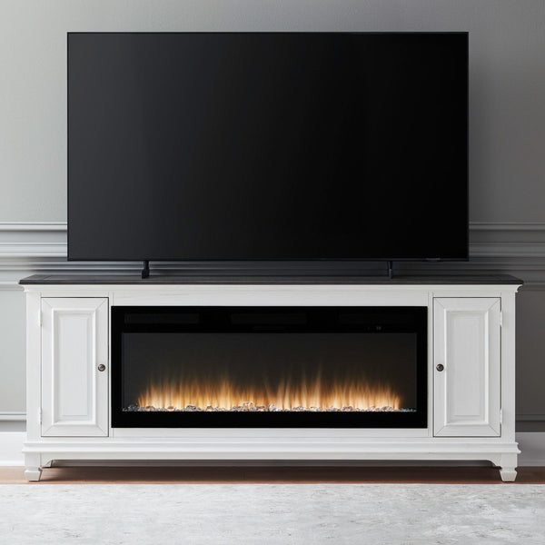 Fireplace TV Consoles 417 80 Inch Console w/ Fire FTS - FIRE-BOX-417-80FTS