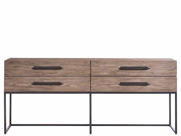 Boulder Metal Base Console