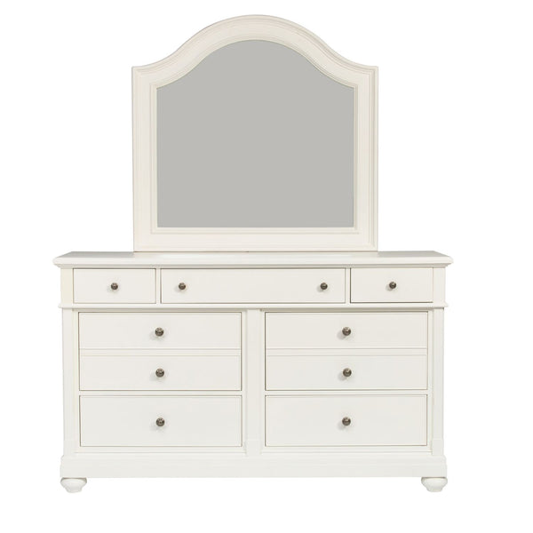 Queen Poster Bed, Dresser & Mirror, Chest