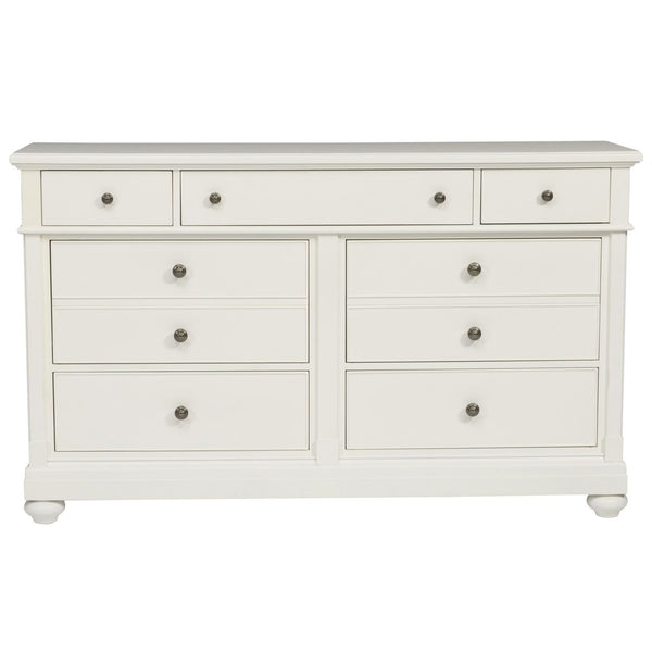 Queen Poster Bed, Dresser & Mirror, Chest