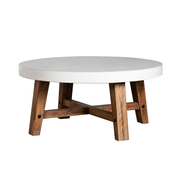 Aster Collection, Round Coffee Table Natural finish