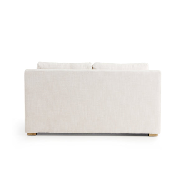 Laurel Collection Loveseat Oat White