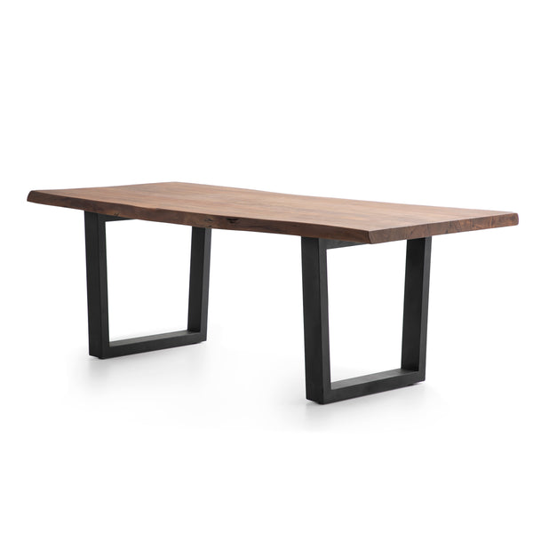 Yarrow Collection Dining Table Cocoa finish