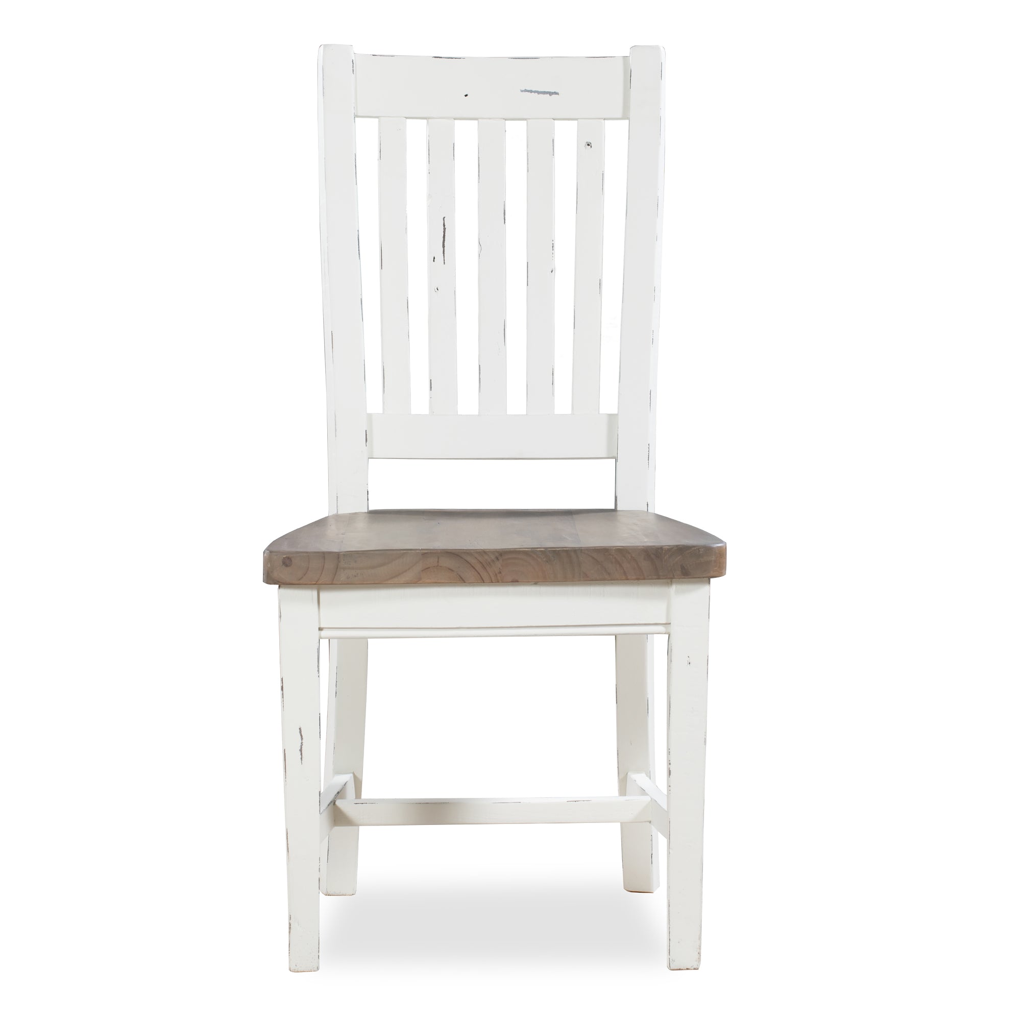 Chester Dining Chair Distressed White finish