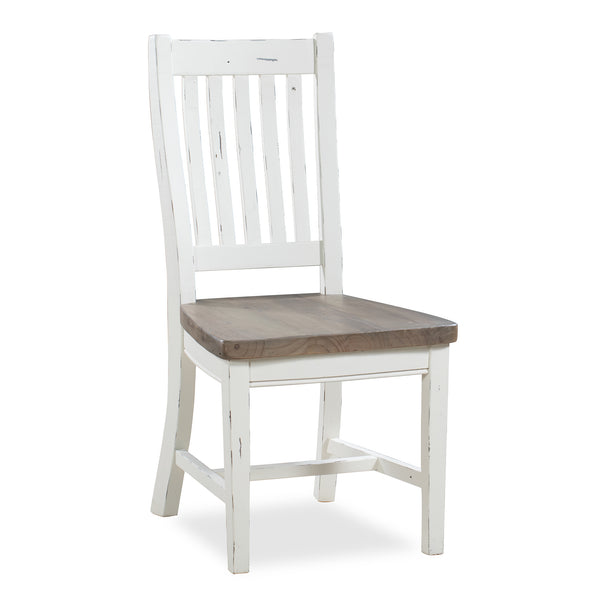 Chester Dining Chair Distressed White finish