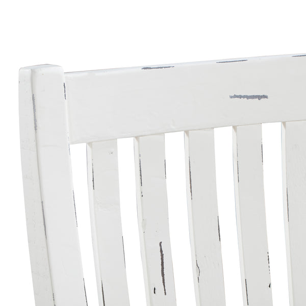 Chester Dining Chair Distressed White finish