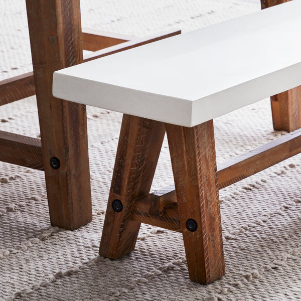 Aster Collection, Dining Bench Natural finish