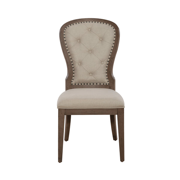 Liberty Furniture 615-C0501S Uph Tufted Back Side Chair