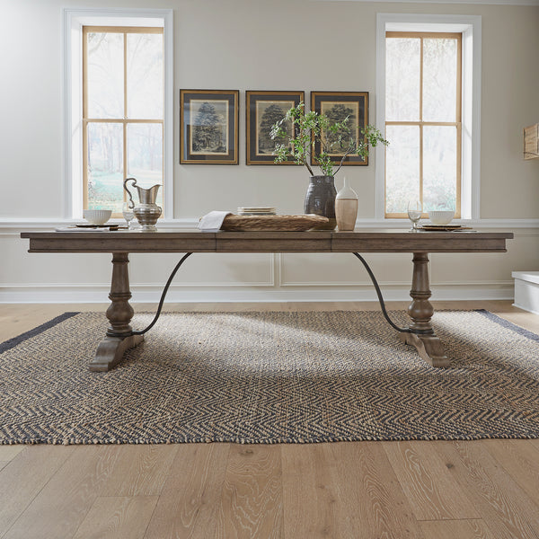 Liberty Furniture 615-DR-O6TRS Optional 6 Piece Trestle Table Set