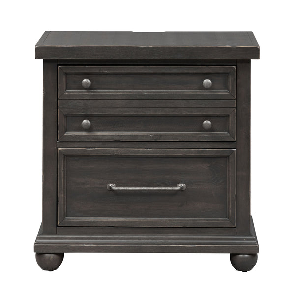 Liberty Furniture 879-BR61 Night Stand w/ Charging Station