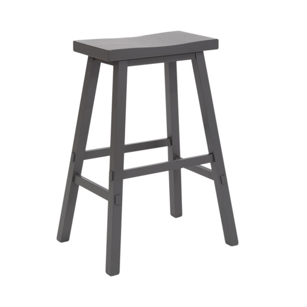 Liberty Furniture A38-B1824-G 24 Inch Sawhorse Counter Stool- Gray