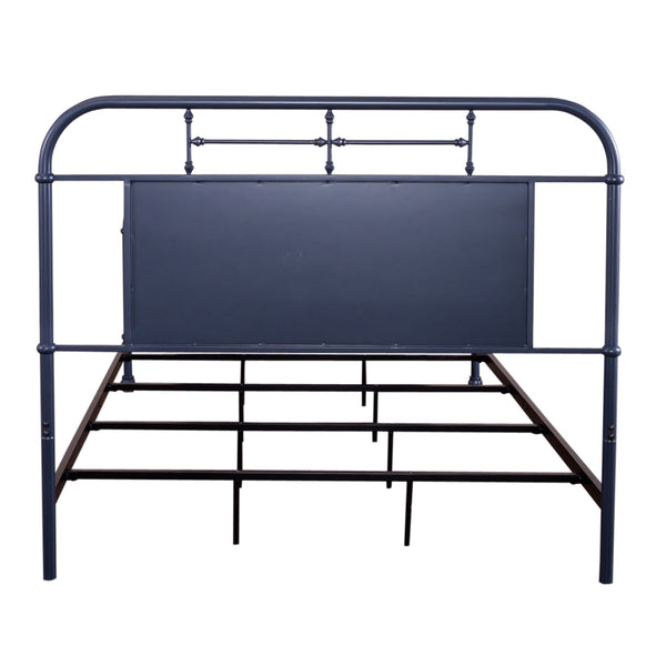 Liberty Furniture 179-BR13HFR-N Queen Metal Bed- Navy