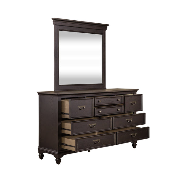 Liberty Furniture 417B-BR-DM Dresser & Mirror