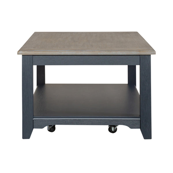 Liberty Furniture 171NY-OT1010 Rectangular Cocktail Table- Navy