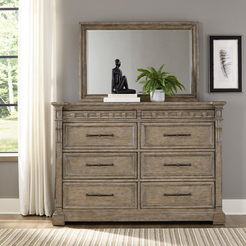Liberty Furniture 711-BR-DM Dresser & Mirror