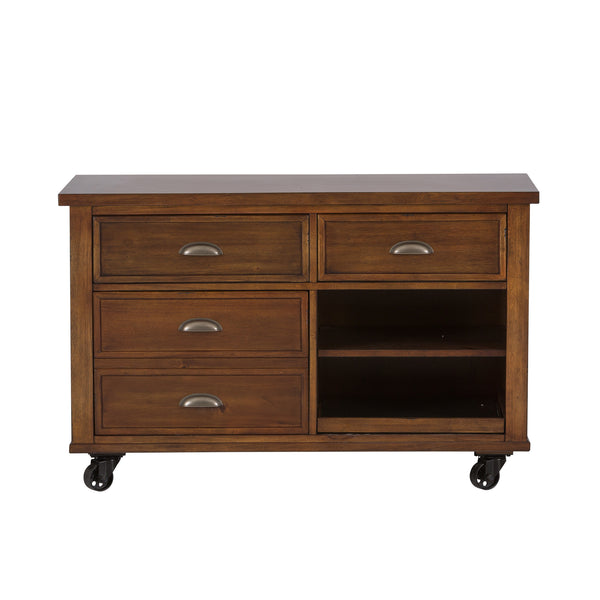 Liberty Furniture 411-HO-CDS Complete 2 Piece Desk