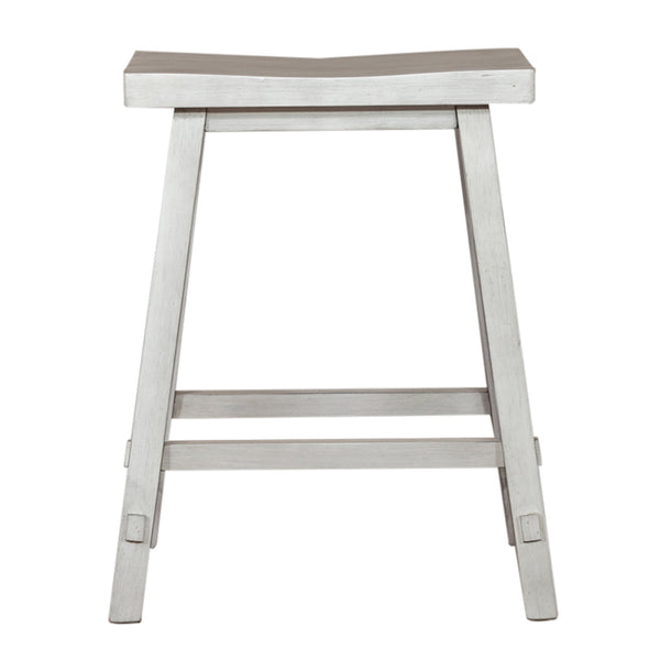 Liberty Furniture 38-B1824-W 24 Inch Sawhorse Counter Stool - White