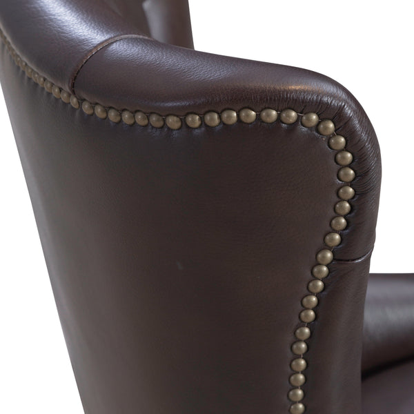 Liberty Furniture 710-ACH15-BR-L Leather Accent Chair - Brown