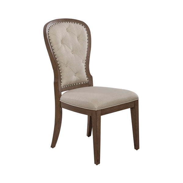 Liberty Furniture 615-C0501S Uph Tufted Back Side Chair
