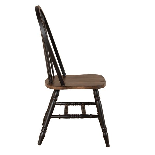 Liberty Furniture 186B-C1000S Windsor Side Chair- Black