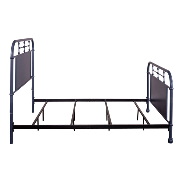 Liberty Furniture 179-BR13HFR-N Queen Metal Bed- Navy