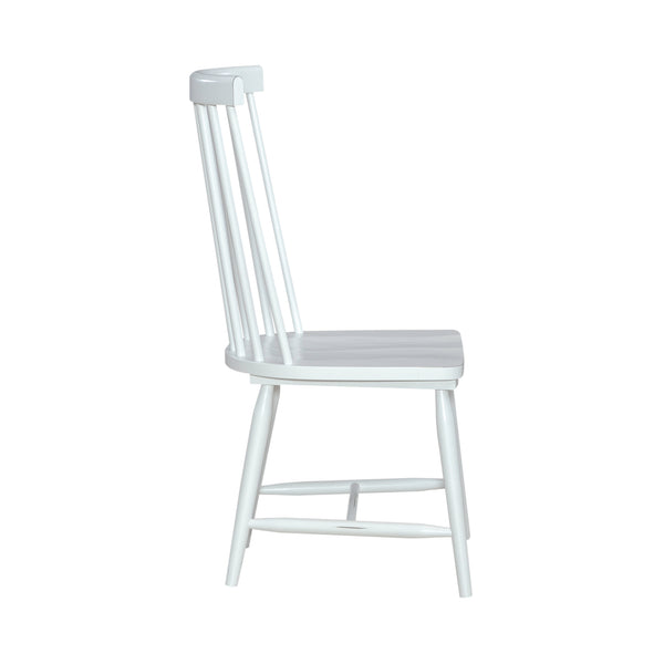 Liberty Furniture 224-C4000S-W Spindle Back Side Chair - White (RTA)