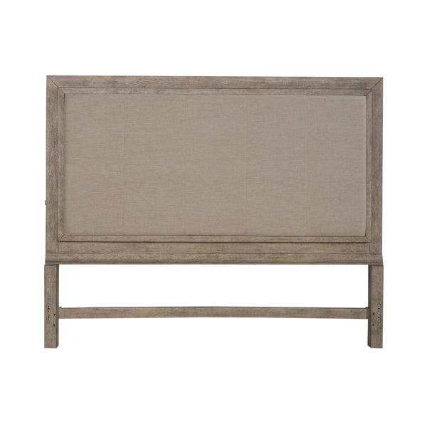 Liberty Furniture 876-BR15HU King Uph Panel HB w/ Lights