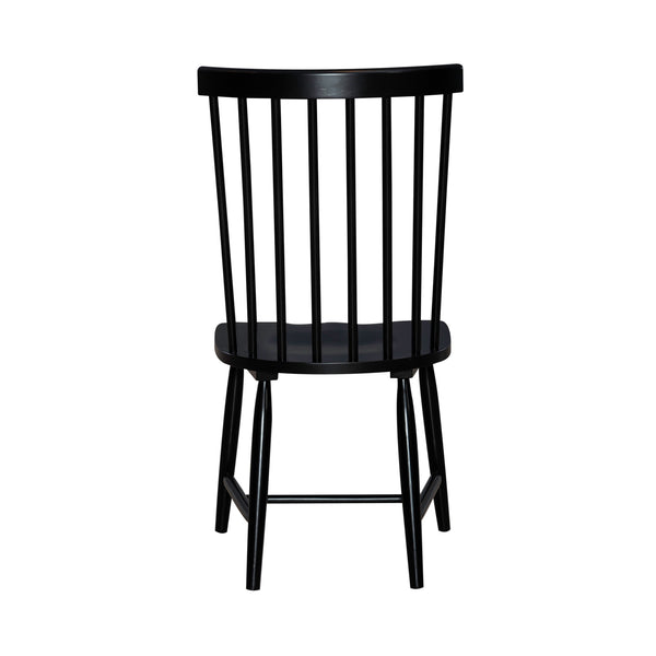 Liberty Furniture 224-C4000S-B Spindle Back Side Chair - Black (RTA)