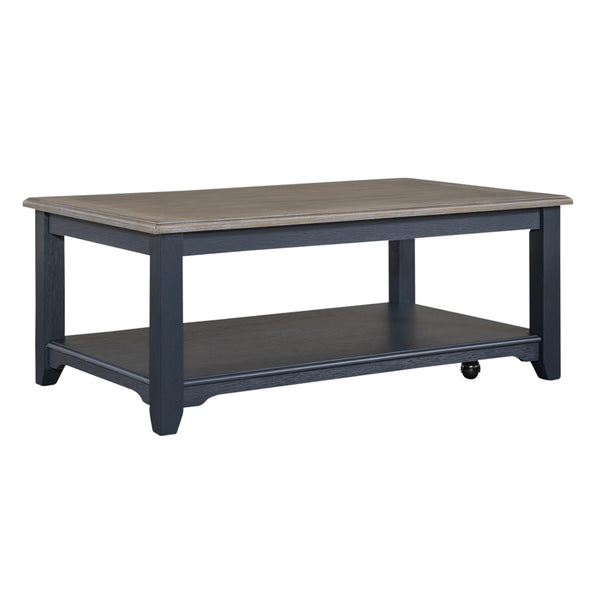 Liberty Furniture 171NY-OT1010 Rectangular Cocktail Table- Navy