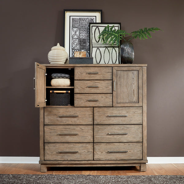 Liberty Furniture 876-BR32 9 Drawer 2 Door Chesser